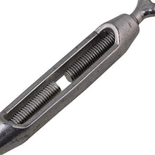 Load image into Gallery viewer, BQLZR M4 Stainless Steel 304 Hook & Eye Turnbuckle Wire Rope Tension Pack of 5