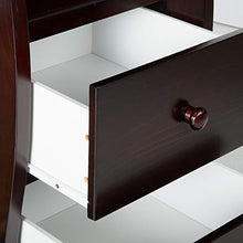 Load image into Gallery viewer, Storkcraft Portofino 4-in-1 Fixed Side Convertible Crib and Changer, Espresso, Easily Converts to Toddler Bed Day Bed or Full Bed, Three Position Adjustable Height Mattress (Mattress Not Included)