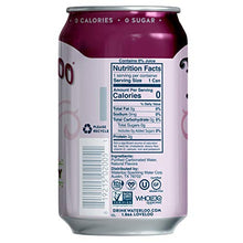 Load image into Gallery viewer, Waterloo Sparkling Water, Black Cherry Naturally Flavored, 12 Fl Oz Cans, Pack of 12 | Zero Calories | Zero Sugar or Artificial Sweeteners | Zero Sodium