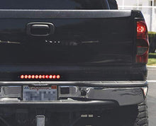 Load image into Gallery viewer, iJDMTOY 15-Inch Truck Trailer Tailgate Red LED ID Light Bar Compatible With Chevrolet Dodge Ford GMC Nissan Toyota etc, Functions as Tail Light, Brake Lamp & Turn Signal Lights, Dark Red Lens