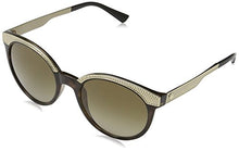 Load image into Gallery viewer, Versace Womens Metal Mesh Collection Sunglasses (VE4330) Tortoise/Brown Plastic,Nylon - Non-Polarized - 53mm