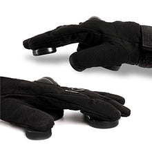 Load image into Gallery viewer, LOSENKA Skateboard Gloves with Sliders,Standard Longboard Downhill Slide Gloves Skate Gloves with 2 Set Slider Puck Set (Black)