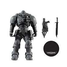 Load image into Gallery viewer, McFarlane Toys Warhammer 40,000 Space Marine Reiver (Artist Proof) with Grapnel Launcher & Base 7" Action Figure