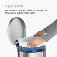 Load image into Gallery viewer, simplehuman Code H Custom Fit Drawstring Trash Bags, 60 Pack, White, 60 Count