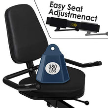 Load image into Gallery viewer, Merax Magnetic Recumbent Exercise Bike with Bluetooth | 8-Level Resistance | Quick Adjust Seat