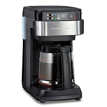 Load image into Gallery viewer, Hamilton Beach Works with Alexa Smart Coffee Maker, Programmable, 12 Cup Capacity, Black and Stainless Steel (49350) – A Certified for Humans Device