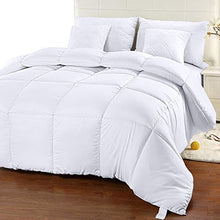 Load image into Gallery viewer, Utopia Bedding Comforter Duvet Insert - Quilted Comforter with Corner Tabs - Box Stitched Down Alternative Comforter (Twin XL, White)