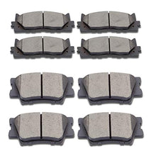 Load image into Gallery viewer, SCITOO Ceramic Front Rear Disc Brake Pad Set fit for 2013-2018 for LEXUS ES300h, 2007-2018 for LEXUS ES350, 2008-2018 for TOYOTA Avalon, 2007-2017 for TOYOTA Camry