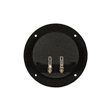 Load image into Gallery viewer, Goldwood Sound Speaker Box Terminal Cups 2 Round Power Speaker Terminal Plates Black (RGT-4025-2)