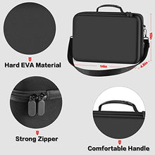 Load image into Gallery viewer, Hard Carrying Case for Oculus Quest 2 All-in-One VR Gaming Headset and Touch Controllers, Portable Travel Cover Storage Bag with Silicone Face Cover & Lens Protector for Quest 2 Accessories - Black