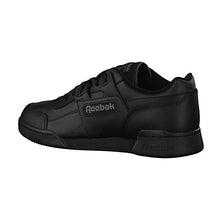 Load image into Gallery viewer, Reebok Men Workout Plus Sneaker, Black/Charcoal, 11.5