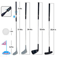 Load image into Gallery viewer, Kids Golf Clubs Set, Exercise N Play Deluxe Happy Young Golfer Sports Kit, 15 Piece Set of Kids Physical and Mental Development