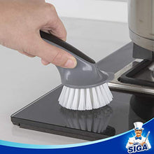 Load image into Gallery viewer, MR.SIGA Pot and Pan Cleaning Brush, Dish Brush for Kitchen, Pack of 2