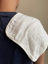 Load image into Gallery viewer, Muslin Baby Burp Cloths - 100% Muslin Cotton 6-Layer Extra Absorbent Premium Quality 20" x 10" Soft Towels for Newborns Must Haves Baby Girl Boy Shower Registry Gift (5 Pack)