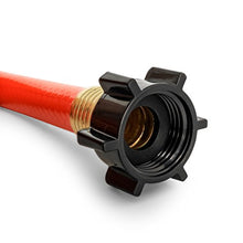 Load image into Gallery viewer, Camco 22990 25ft RhinoFLEX 5/8" ID Gray/Black Water Tank Clean Out Hose | Ideal For Flushing Black Water, Grey Water or Tote Tanks , Orange