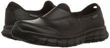 Load image into Gallery viewer, Skechers for Work Women's Sure Track Slip Resistant Shoe, Black, 8.5 M US