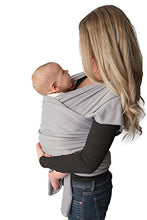 Load image into Gallery viewer, Baby Wrap Carrier, Easy to Put On-Sling, Swaddle Close Comfort - Adjustable Breastfeeding Cover - Lightweight Sling Baby Carrier for Infant - Soft, Comfortable & Breathable (Heather Gray)