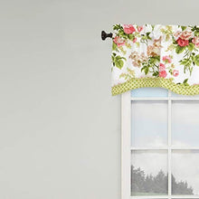 Load image into Gallery viewer, Waverly Emma's Garden Valances for Windows Rod Pocket Curtains for Kitchen and Living Room, 52" x 18", Blossom