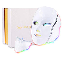 Load image into Gallery viewer, 7 Color Led Face Mask Blue Light Therapy Red Light Therapy Skin Rejuvenation Facial Skin Care Mask Therapy Skin Rejuvenation