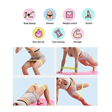 Load image into Gallery viewer, VIMILOLO Resistance Loop Exercise Bands with Instruction Guide, Home Fitness, Natural Latex Workout Bands for Legs and Butt Yoga and More 5 Set