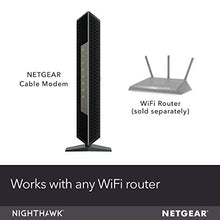 Load image into Gallery viewer, NETGEAR Nighthawk Cable Modem CM1200 - Compatible with all Cable Providers including Xfinity by Comcast, Spectrum, Cox | For Cable Plans Up to 2 Gigabits | 4 x 1G Ethernet ports | DOCSIS 3.1, Black