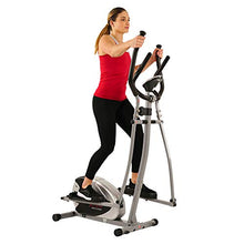 Load image into Gallery viewer, Sunny Health & Fitness SF-E905 Elliptical Machine Cross Trainer with 8 Level Resistance and Digital Monitor