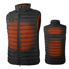 Load image into Gallery viewer, Loowoko Lightweight Heated Vest with 10000mAh Battery Pack, Men&Women Outerwear Vests, Rechargeable Heated Jacket for Winter