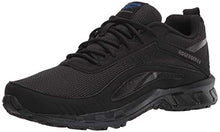 Load image into Gallery viewer, Reebok mens Ridgerider 6.0 Walking Shoe, Core Black/Court Blue/Tech Metallic, 11 US