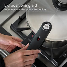 Load image into Gallery viewer, Fissler Vitavit Premium Pressure Cooker with Steamer Insert - Premium German Construction - Built to Last for Decades - Safe & Easy Pressure Cooker with Glass Lid - For All Cooktops - 3.7 Quarts