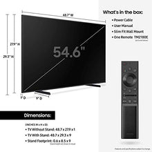 Load image into Gallery viewer, Samsung QN55LS03AA 55" LS03AA Series UHD LED 4K Smart TV with a Samsung VG-SCFA55BWB 55" The Frame Customizable Bezel - Modern Brown (2021)
