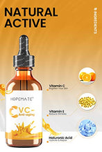 Load image into Gallery viewer, Hopemate Natural Facial Vitamin C Serum with Hyaluronic Acid& Vit E, New Skin Treatment Formula, Organic Anti Wrinkle Reducer, Natural Anti Aging Moisturizer, Dark Circles, Scar, Sun Damage Corrector,