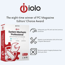 Load image into Gallery viewer, iolo - System Mechanic Pro, Computer Cleaner for Windows, Blocks Viruses and Spyware, Restores System Speed, Software License