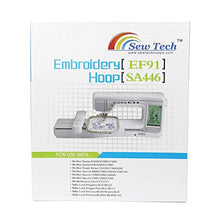 Load image into Gallery viewer, Sew Tech SA446 Embroidery Hoop for Brother Quattro 6000D 6700D Innovis NV6700D 6750D VQ2400 XE1 XJ1 Babylock Solaris Destiny Ellisimo Ellisimo Gold Pathfinder etc, Sewing and Embroidery Machine Hoop