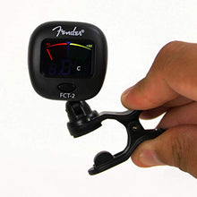 Load image into Gallery viewer, Fender FT-2 Professional Clip on Tuner for Acoustic Guitar, Electric Guitar, Bass, Mandolin, Violin, Ukulele, and Banjo