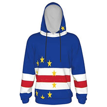 Load image into Gallery viewer, Flag of Cape Verde Print Hoodies Kids 3D Print Sweatshirts Long Sleeve Pullover Hoodies with Pocket for Teen Boys and Girls