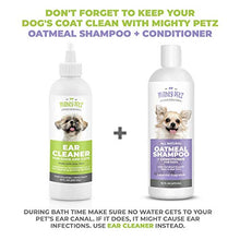 Load image into Gallery viewer, Mighty Petz Dog Ear Cleaner Solution – Pet Ear Wash to Support Infection Prone Ears and Remove Wax, Debris & Odor. Vet Formulated & Gentle Otic Cleaning Drops fror Dogs. Cucumber & Melon, Large 8 oz