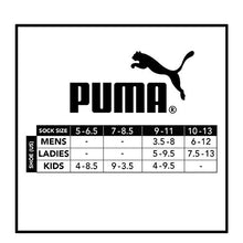 Load image into Gallery viewer, PUMA womens Pack Runner fashion liner socks, White/ Black Puma, 11-Sep US