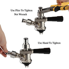 Load image into Gallery viewer, FERRODAY Ball Lock Keg Coupler Adapter Commercial Keg to Ball Lock Keg Quick Disconnect Conversion Kit Fits to A D S G Type Keg Coupler FPT 5/8 Thread Stainless Steel Gas & Liquid Post for Homebew