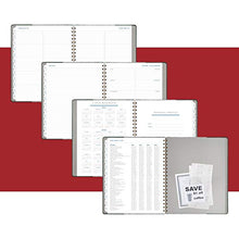 Load image into Gallery viewer, Academic Planner 2021-2022, AT-A-GLANCE Weekly & Monthly Planner, 8-1/2" x 11", Large, for School, Teacher, Student, Signature Collection, Gray Felt (YP905A25)