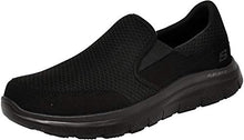Load image into Gallery viewer, Skechers Men's Black Flex Advantage Slip Resistant Mcallen Slip On - 11 D(M) US