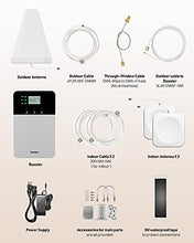 Load image into Gallery viewer, SuperBars Cell Phone Booster for Home, 6,000 sq ft with 2 Indoor Antennas, App Remote Monitor, All U.S. Carriers -Verizon, AT&T, & More, FCC Approved