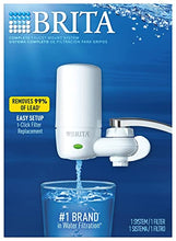 Load image into Gallery viewer, Brita Basic Faucet Water Filter System, White, 1 Count
