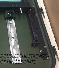 Load image into Gallery viewer, REINFORCEMENT PLATE 4 PACK FOR MILITARY HUMVEE X-DOORS - HMMWV M998 - HARD DOORS