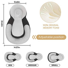 Load image into Gallery viewer, Mestron Portable Baby Bed Babies Head Support Pillow Newborn Baby Mattress Lounger Nest for Baby Sleep Positioning Comfortable Easy Cleaning Sleeping Lounger for 0 12 Months Baby Lounger