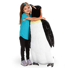 Load image into Gallery viewer, Melissa & Doug Giant Lifelike Plush Emperor Penguin Standing Stuffed Animal (3.4 Feet Tall)