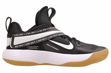 Load image into Gallery viewer, Nike Women's React Hyperset Volleyball Shoe, CI2956-010 (Black/White/Gum Light Brown, 8.5)