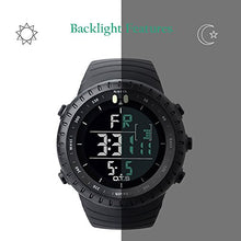 Load image into Gallery viewer, PALADA Men's Digital Sports Watch Waterproof Tactical Watch with LED Backlight Watch for Men