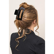 Load image into Gallery viewer, Canitor 4.1 Inche Large Hair Claw Clips 4 PCS, Hair Clips for Thick Hair Acrylic Banana Claw Clips Non-slip Hair Clip Rectangular Jaw Clips Big Hair Clips Gifts for Women