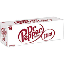 Load image into Gallery viewer, Diet Dr Pepper, 12 fl oz cans (Pack of 12)