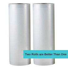 Load image into Gallery viewer, Houseables Vacuum Sealer Rolls, Sous Vide Bags, Large 11 Inch x 50 Ft, Commercial Grade Plastic, Food Vac Storage & Seal, Airtight Vacume Saver, Microwave & Freezer Safe, Store A Meal (2)